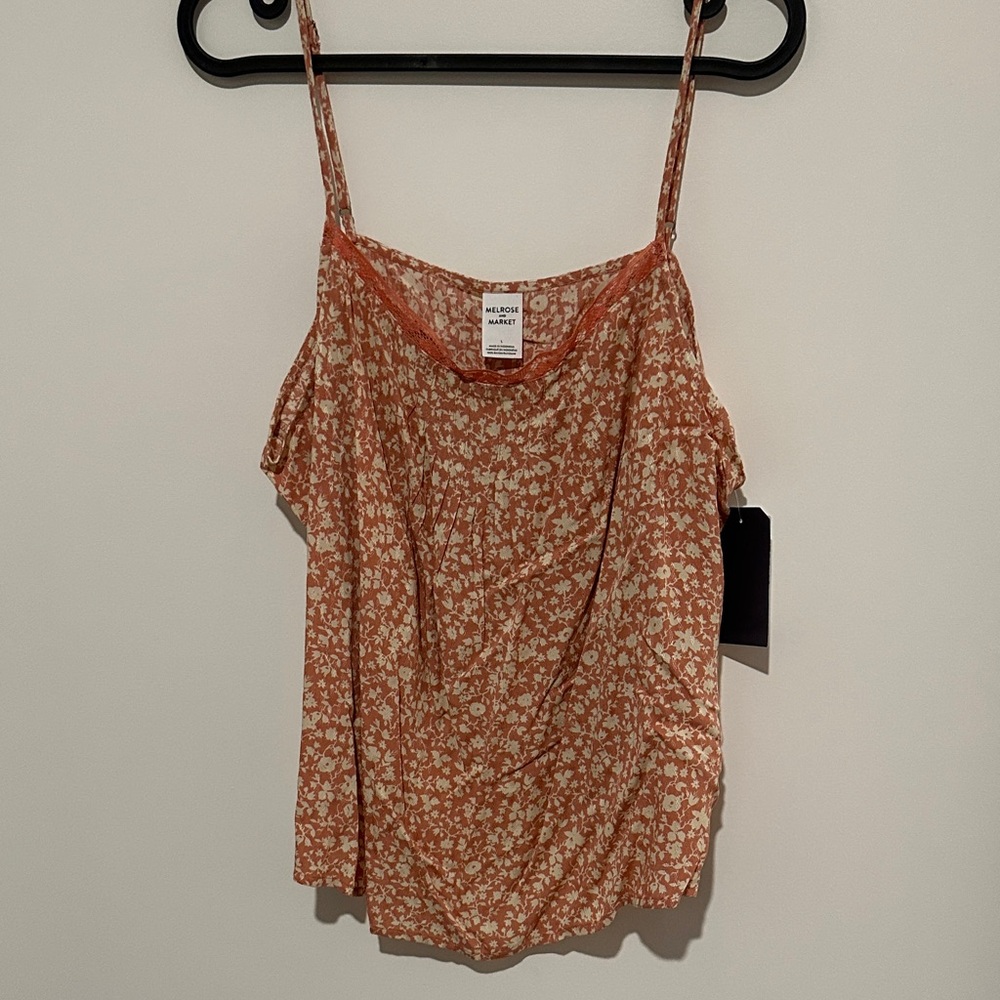Melrose and Market Rust Floral Camisole